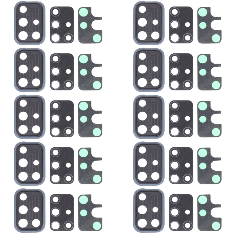 Camera Lens Cover Set for Samsung Galaxy A71 5G SM-A716 (Black, 10 PCS)