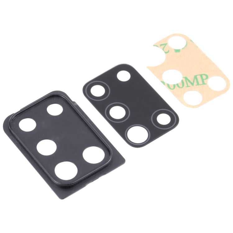 10-Piece Camera Lens Cover Set for Samsung Galaxy A21s SM-A217 (Black)