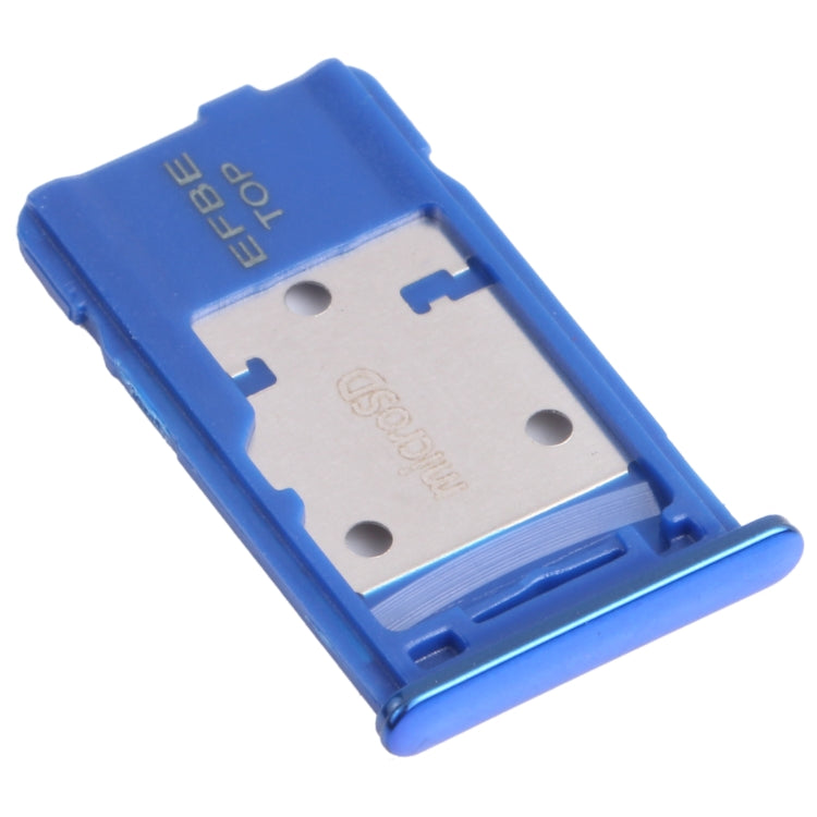 SIM Card Tray, SIM Card Tray, and Micro SD Card Tray Replacement for Samsung Galaxy M31s SM-M317 (Blue)