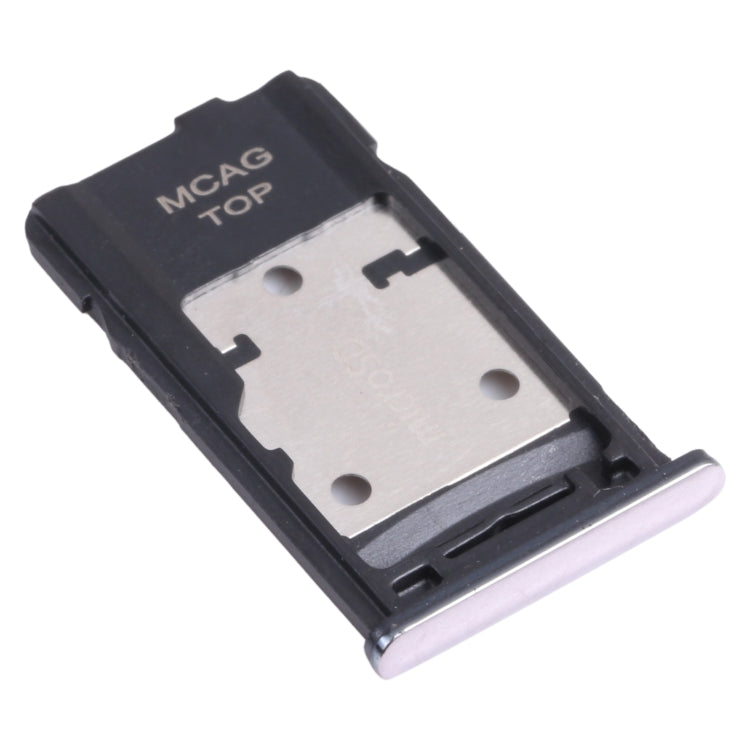 Silver SIM Card Tray + Micro SD Card Tray for Samsung Galaxy M31s SM-M317