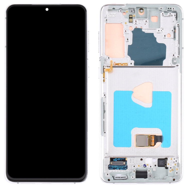 Samsung Galaxy S21+ (5G) SM-G996 Silver LCD Display and Touch Screen Assembly with Frame