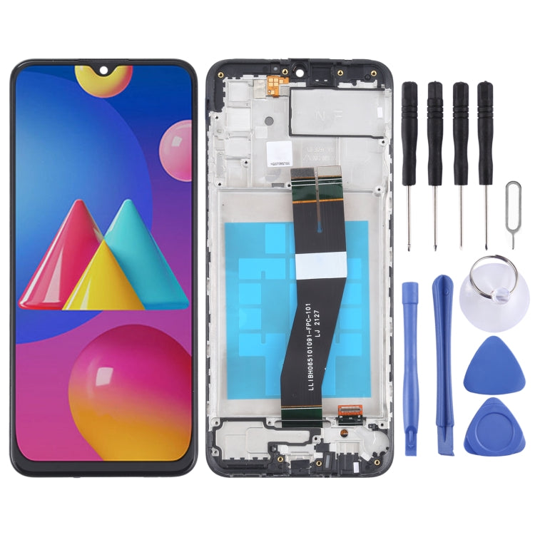 Samsung Galaxy M02s (NF Version) LCD Screen and Digitizer Assembly With Frame