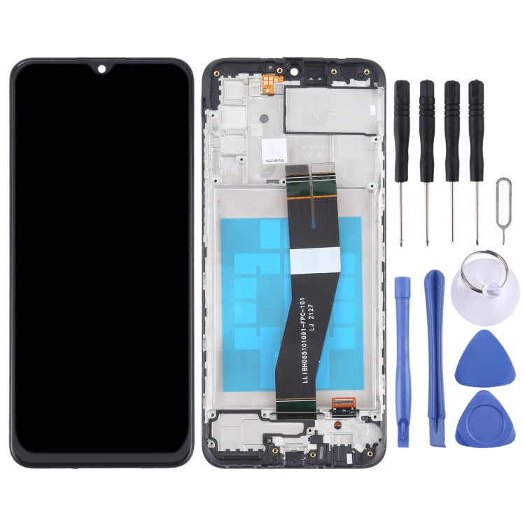 Samsung Galaxy M02s (NF Version) LCD Screen and Digitizer Assembly With Frame