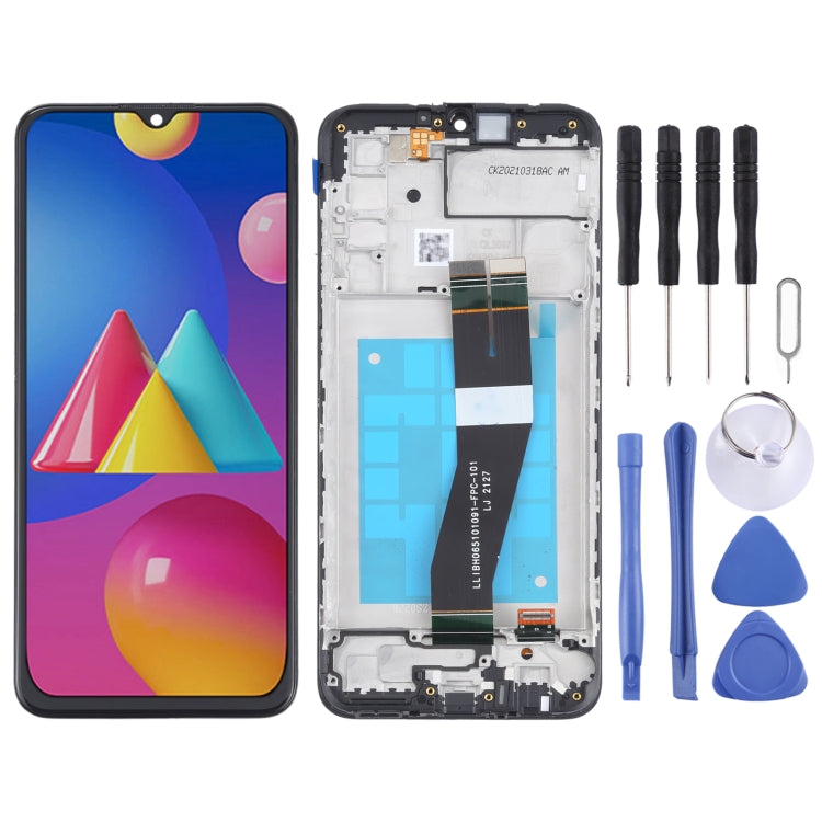 Samsung Galaxy M02s (NL Version) LCD Screen and Digitizer Assembly with Frame