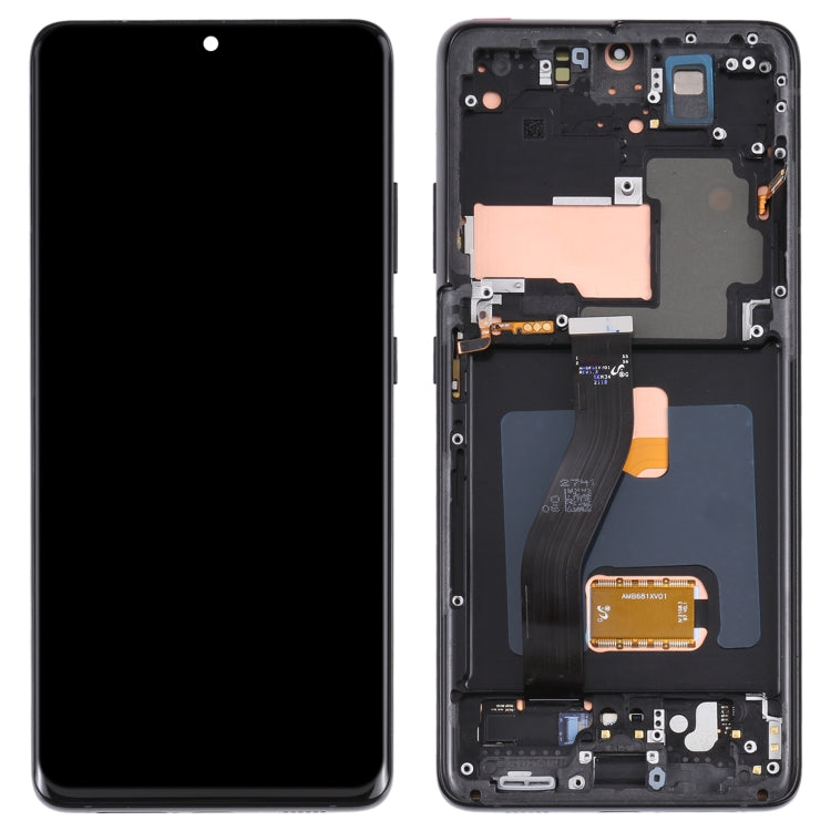 Samsung Galaxy S21 Ultra 5G Screen and Digitizer Assembly with Frame (Black)