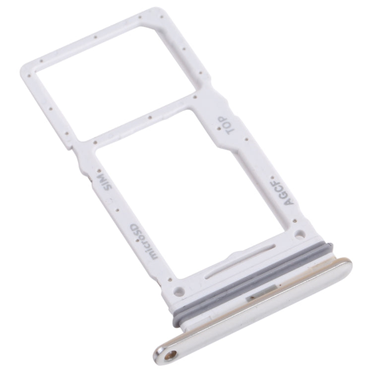 SIM Card Tray and Micro SD Card Tray Replacement for Samsung Galaxy A73 5G (White)