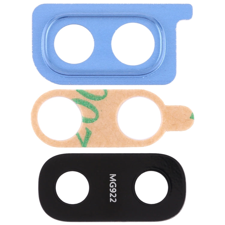 10-Piece Camera Lens Covers for Galaxy A20 (Blue)