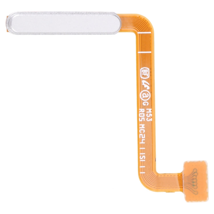 Original Fingerprint Sensor Flex Cable for Samsung Galaxy M53 SM-M536B (Silver) - Enhance Security and Functionality