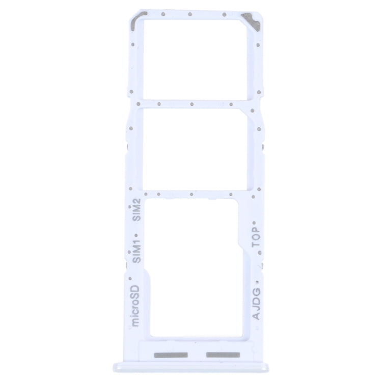 Original White SIM Card + Micro SD Tray Set for Samsung Galaxy A04s SM-A047F
