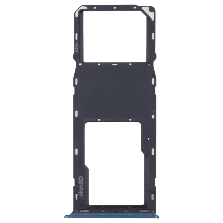 Samsung Galaxy A03s SM-A037U Blue SIM and Micro SD Card Tray Set