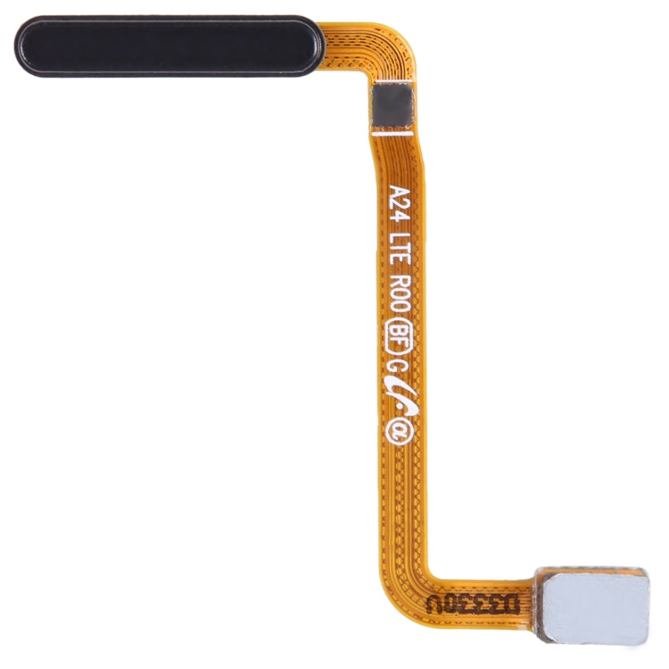 Original Fingerprint Sensor Flex Cable Replacement for Samsung Galaxy A24 4G SM-A245F (Black)