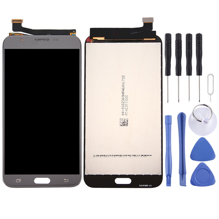 High-Quality Replacement LCD Screen and Touch Panel for Samsung Galaxy J7 V and J7 Perx (Grey)
