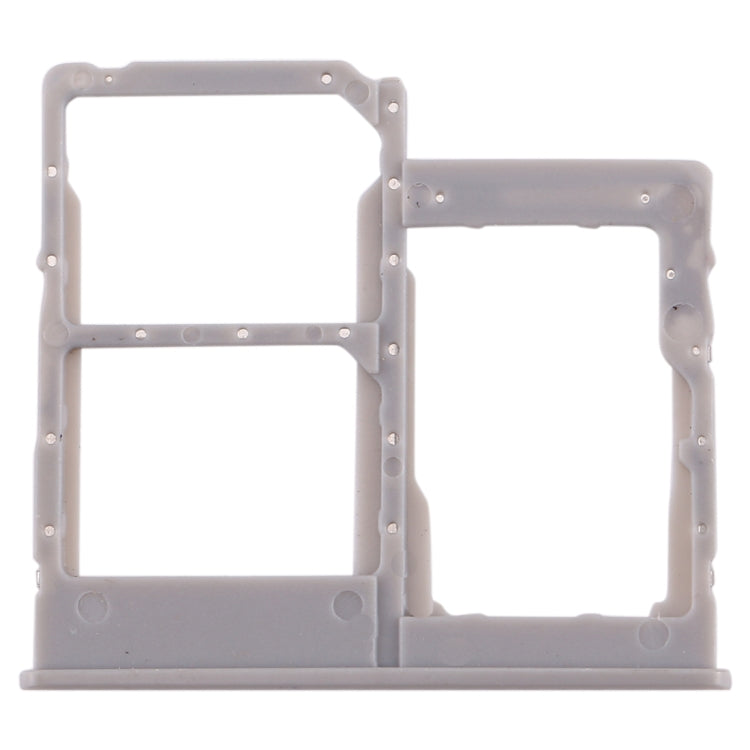SIM Card Tray + SIM Card Tray + Micro SD Card Tray for Galaxy A40 (Grey)