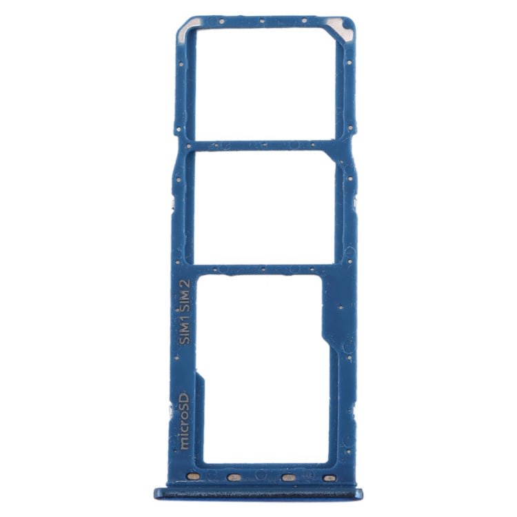SIM Card Tray + SIM Card Tray + Micro SD Card Tray for Galaxy A20 A30 A50 (Blue)