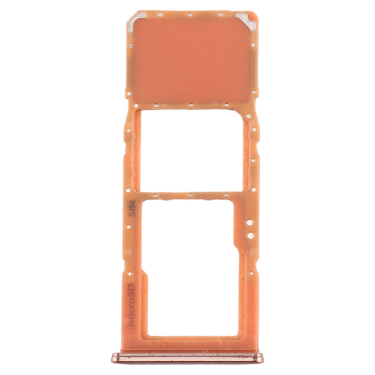 SIM Card Tray + Micro SD Card Tray for Galaxy A70 (Orange)