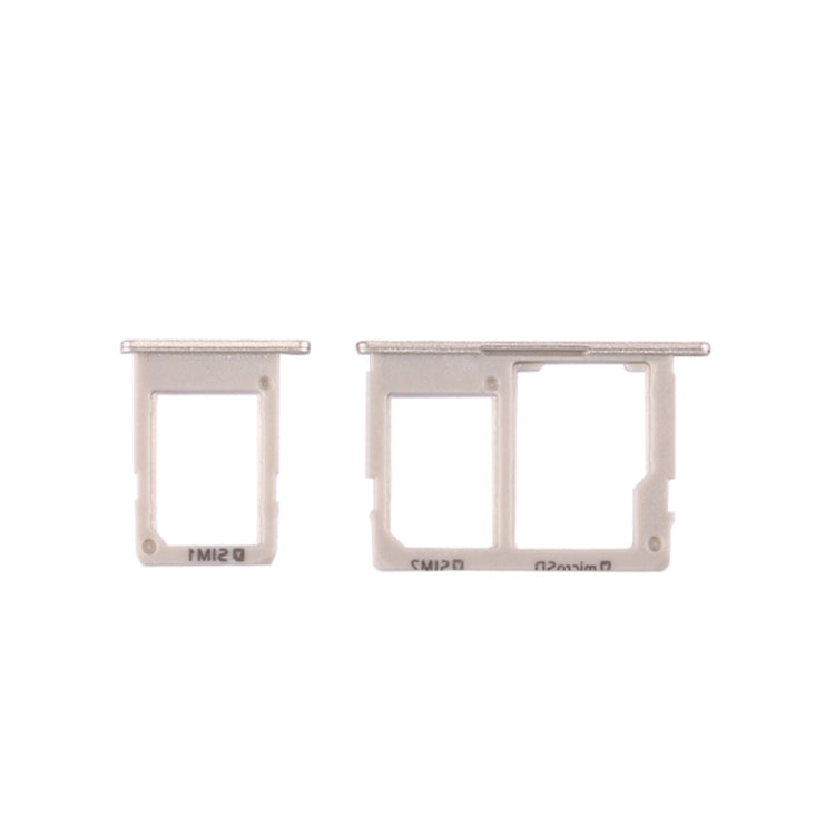 SIM Card Tray + Micro SD & SIM Card Tray for Galaxy J5 Prime / G570 & J7 Prime / G610(Gold)