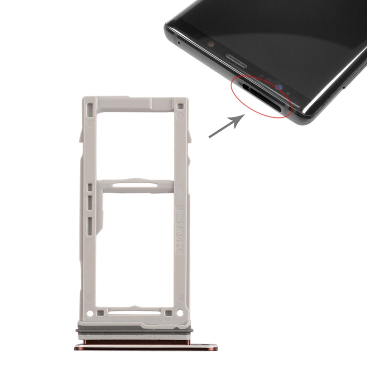 Galaxy Note9 Gold SIM Card and Micro SD Card Tray Set