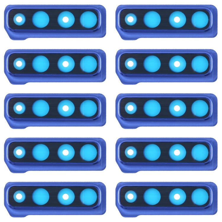 10 Pieces Blue Camera Lens Covers for Samsung Galaxy A9 (2018) A920F/DS