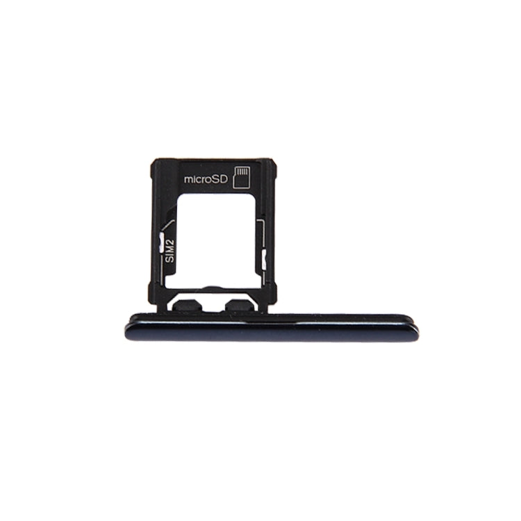 Sony Xperia XZ Premium Dual SIM Micro SD / SIM Card Tray with Dust Plug (Black)