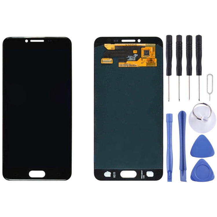 Black Original LCD Display + Touch Panel for Samsung Galaxy C5 / C5000