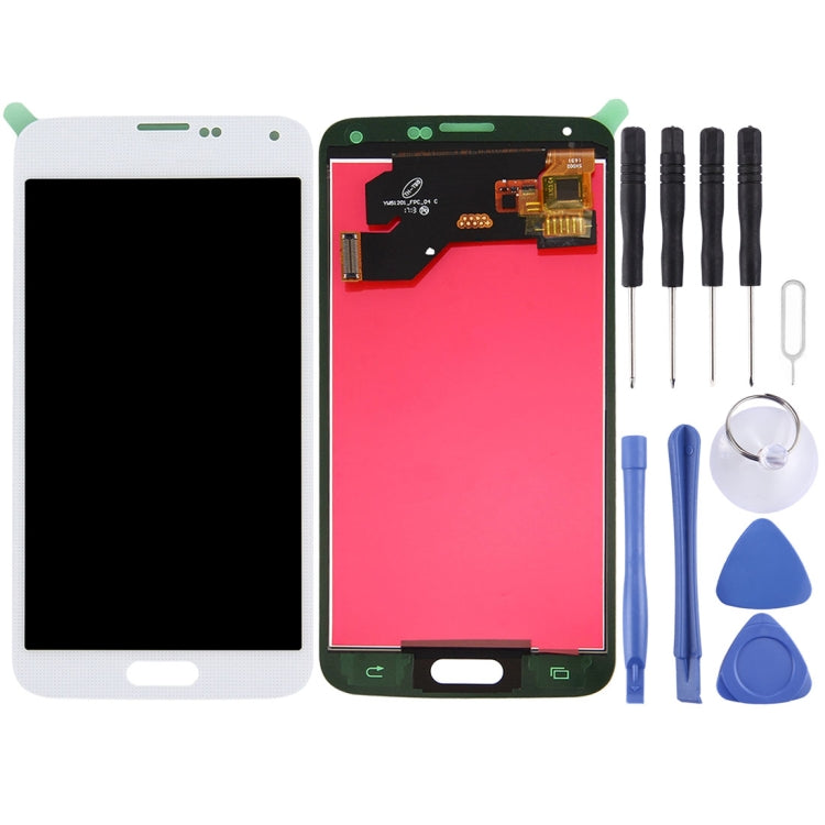 Galaxy S5 / G900 LCD Screen (TFT) + Touch Panel Assembly (White)