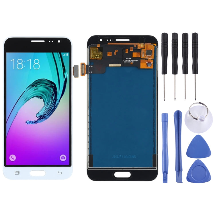 Galaxy J3 (2016) LCD Screen and Touch Panel Replacement (White)