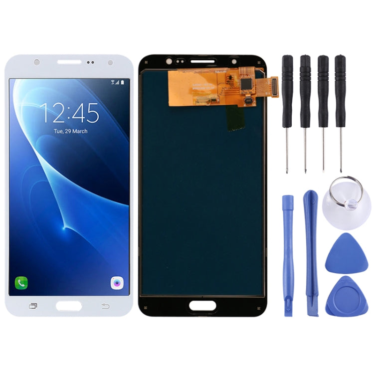 LCD Screen + Touch Panel Assembly for Samsung Galaxy J7 (2016) - White