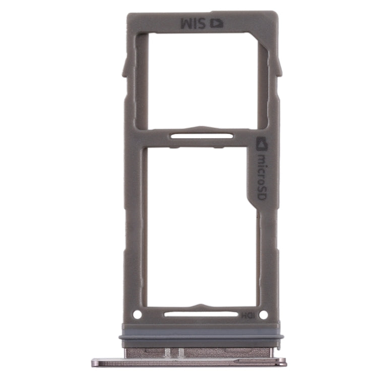 SIM Card Tray + Micro SD Card Tray for Samsung Galaxy S10+ / S10 / S10e(Black)