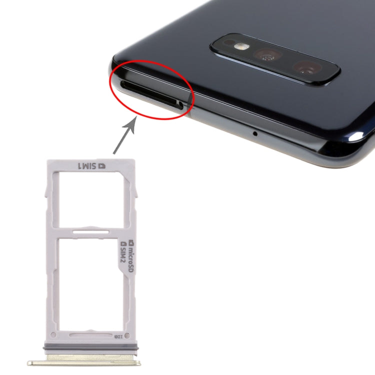 Samsung Galaxy S10 Series Gold SIM Card and Micro SD Card Tray
