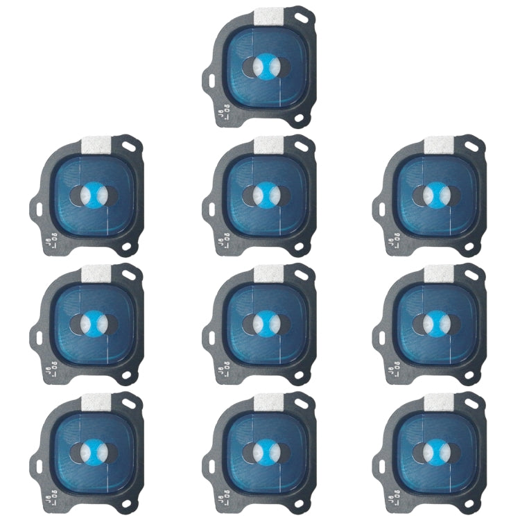 10-Piece Black Camera Lens Cover Set for Samsung Galaxy J6 (2018)