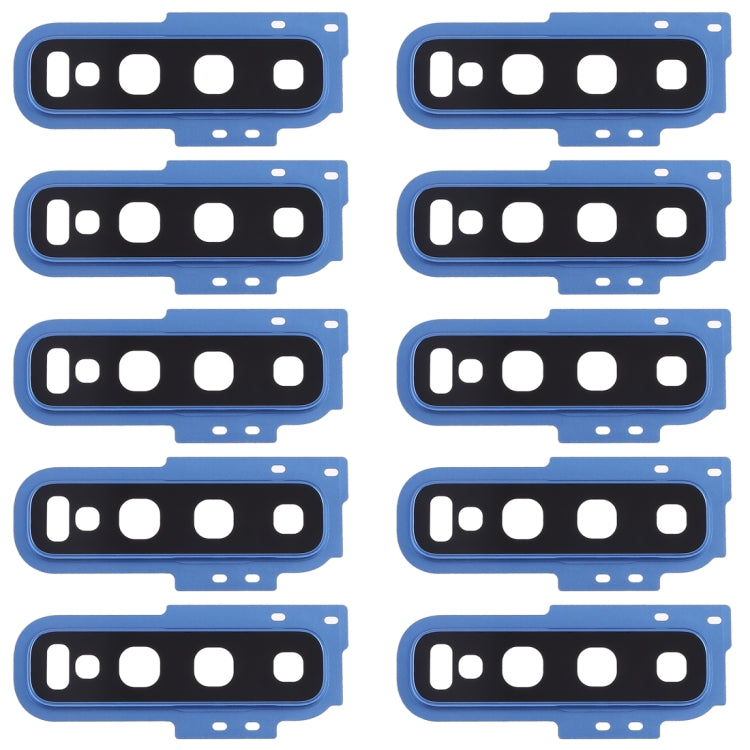 10-Piece Blue Camera Lens Covers for Samsung Galaxy S10