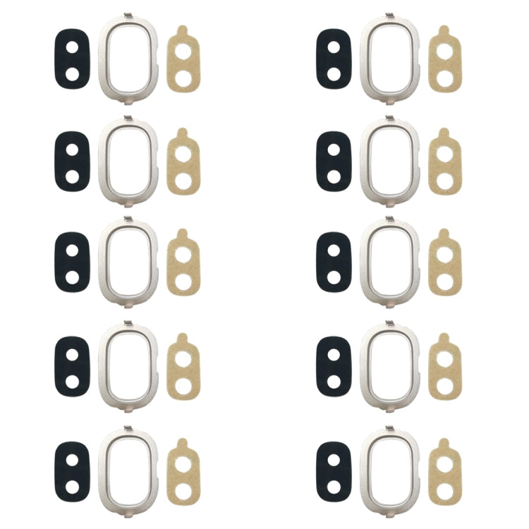 Gold Back Camera Bezel and Lens Cover Set for Galaxy J4