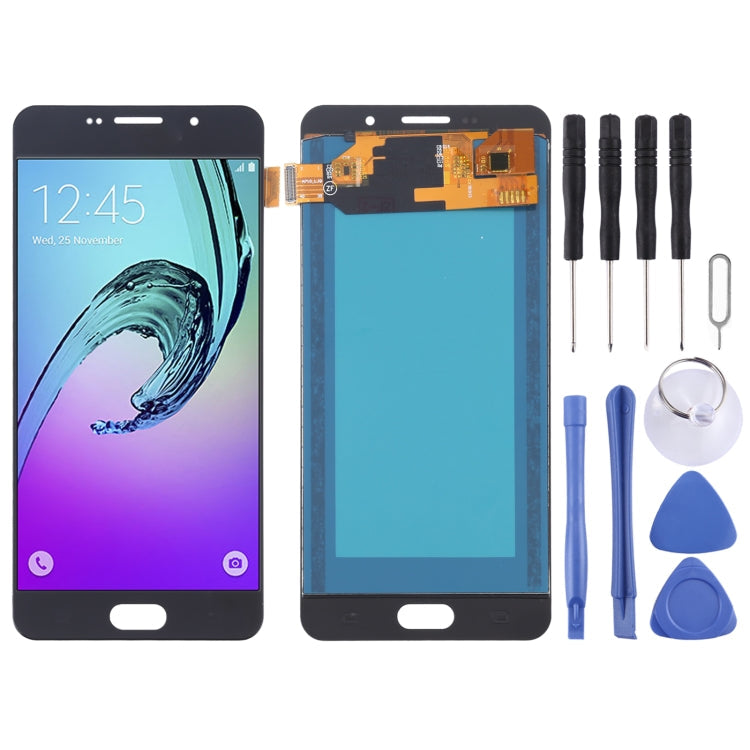 LCD Screen and Digitizer Full Assembly (TFT Material) for Samsung Galaxy A7 (2016) - Black