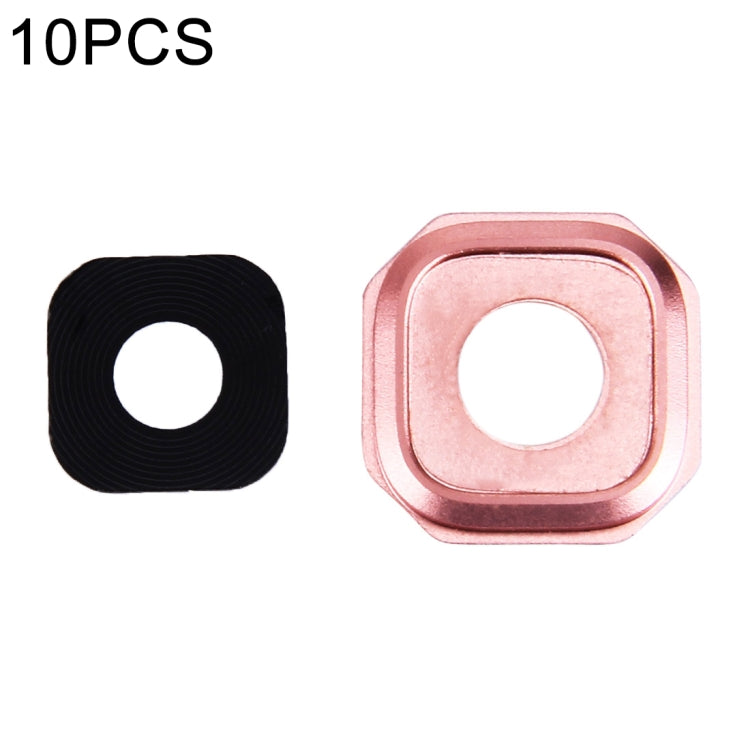 10-Piece Camera Lens Covers for Galaxy A3 (2016) / A310 (Pink)