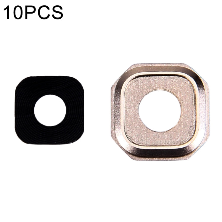 10 PCS Gold Camera Lens Covers for Samsung Galaxy A5 (2016) / A510
