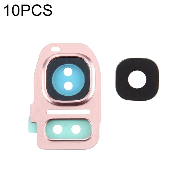 Rose Gold Camera Lens Covers for Samsung Galaxy S7 Edge / G935 (10 PCS)