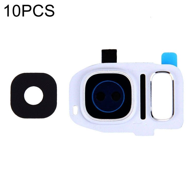 Camera Lens Covers for Samsung Galaxy S7 Edge / G935 - Pack of 10 (White)
