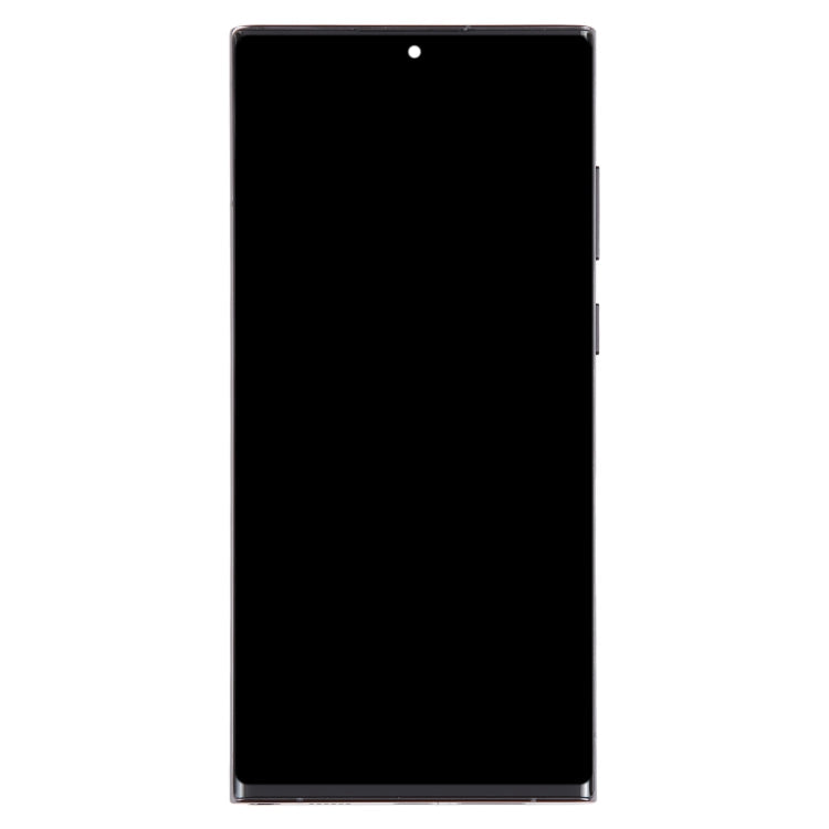 Samsung Galaxy S22 Ultra 5G SM-S908U US Edition OLED LCD Screen Digitizer Full Assembly with Frame (Black)