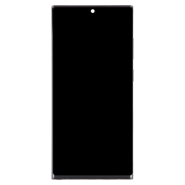 Samsung Galaxy S23 Ultra 5G SM-S918U US Edition OLED LCD Screen Digitizer Full Assembly with Frame (Black)