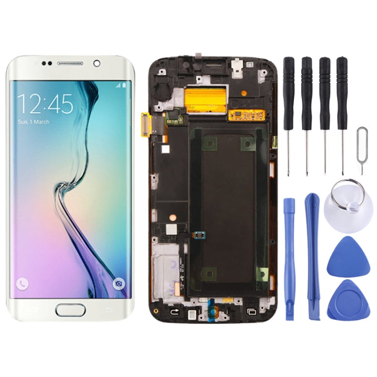 Samsung Galaxy S6 Edge Original White LCD Screen and Digitizer Assembly
