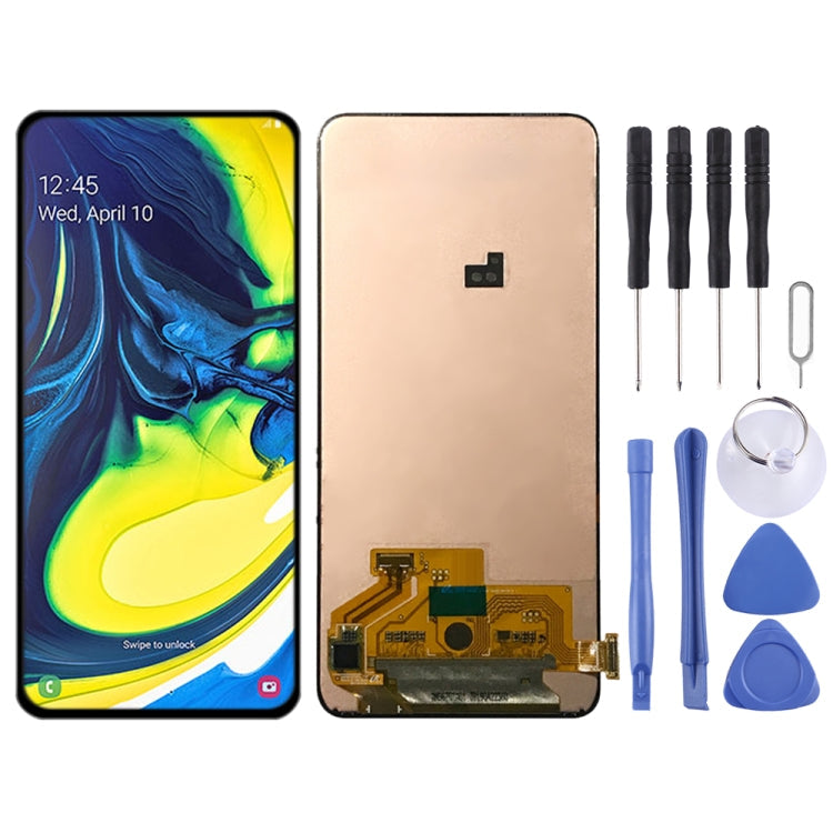 LCD Screen and Digitizer Assembly Replacement for Samsung Galaxy A80