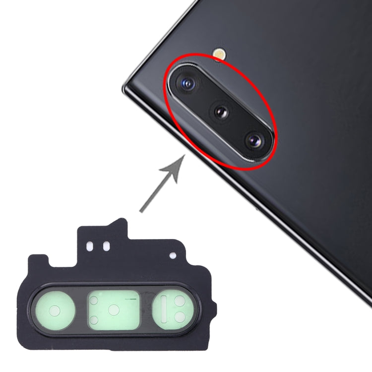 10-Piece Black Camera Lens Cover for Samsung Galaxy Note 10