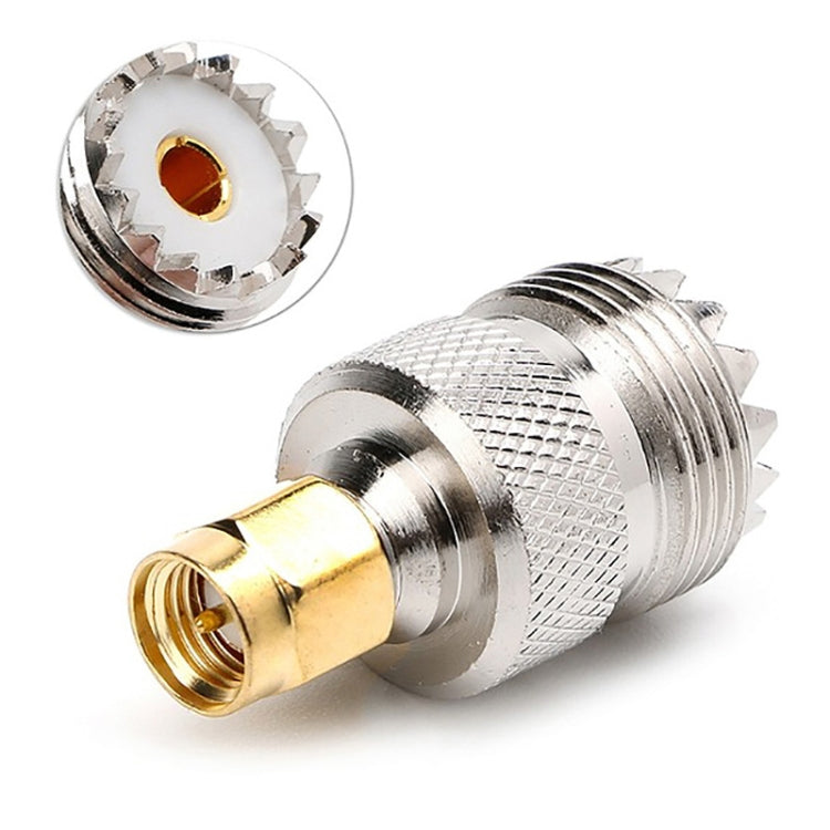 SMA Male to UHF Female RF Coaxial Connector Adapter