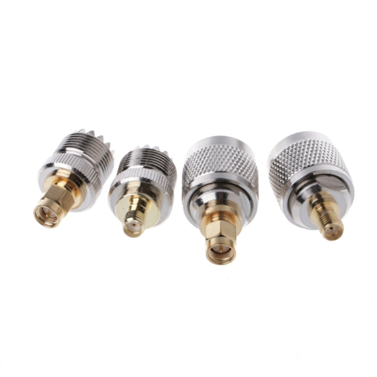 4 Piece A13 Adapter Kit for RF Connectivity - PL259 / SO239 to SMA Male / Female RF Connector