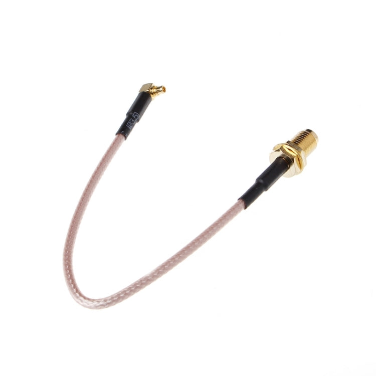 Wireless RG316 SMA Female to MMCX Right Angle Male Braid Cable, 15cm Length