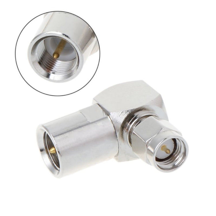 SMA Male to FME RF Plug Right Angle Connector Folded Adapter