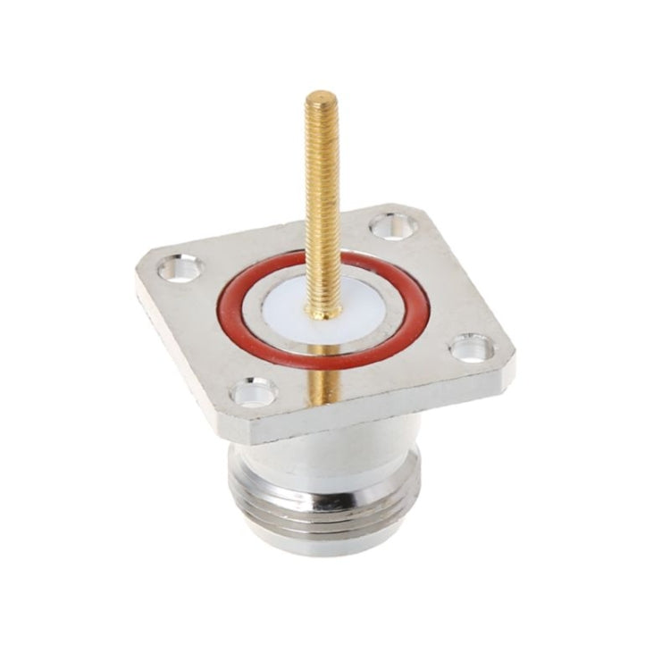 NKF Brass N Female Connector with 4-Hole Flange Frame RF Adapter