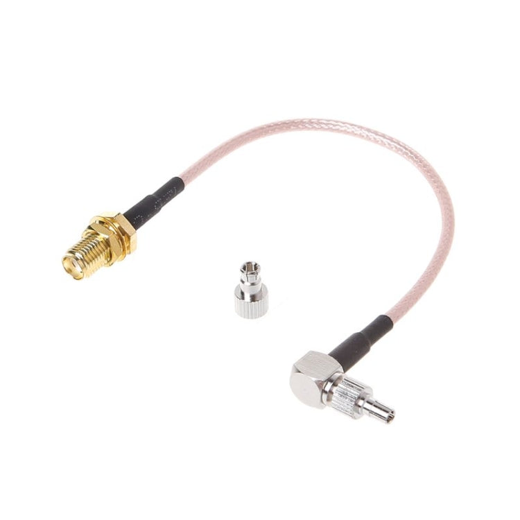 SMA Female to CRC9 / TS9 Double RF Coaxial Connector RG316 Adapter Cable - 15cm Length