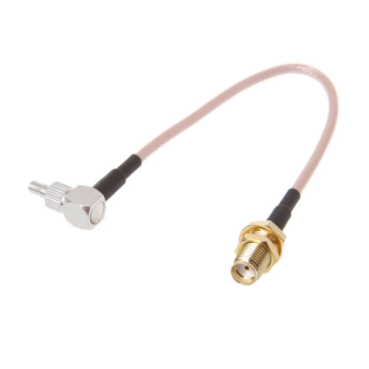 SMA Female to CRC9 / TS9 Double RF Coaxial Connector RG316 Adapter Cable - 15cm Length