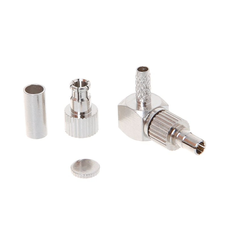 TS9 / CRC9 Male Right Angle RF Coaxial Card Connector